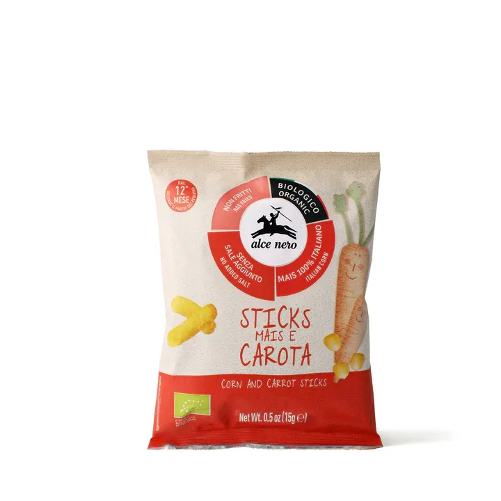 Alce Nero Sticks Mais e Carote da 15 gr