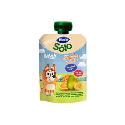 Hero Pouch Bluey Banana Pera Arancia Biscotto da 100g