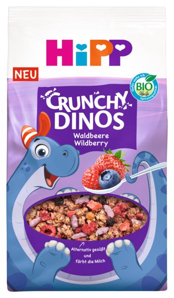 Hipp Crunchy Dinos Frutti di Bosco da 300gr