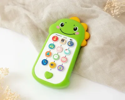 Kiokids Telefono Musicale Dinosauro per bambini con suoni e melodie