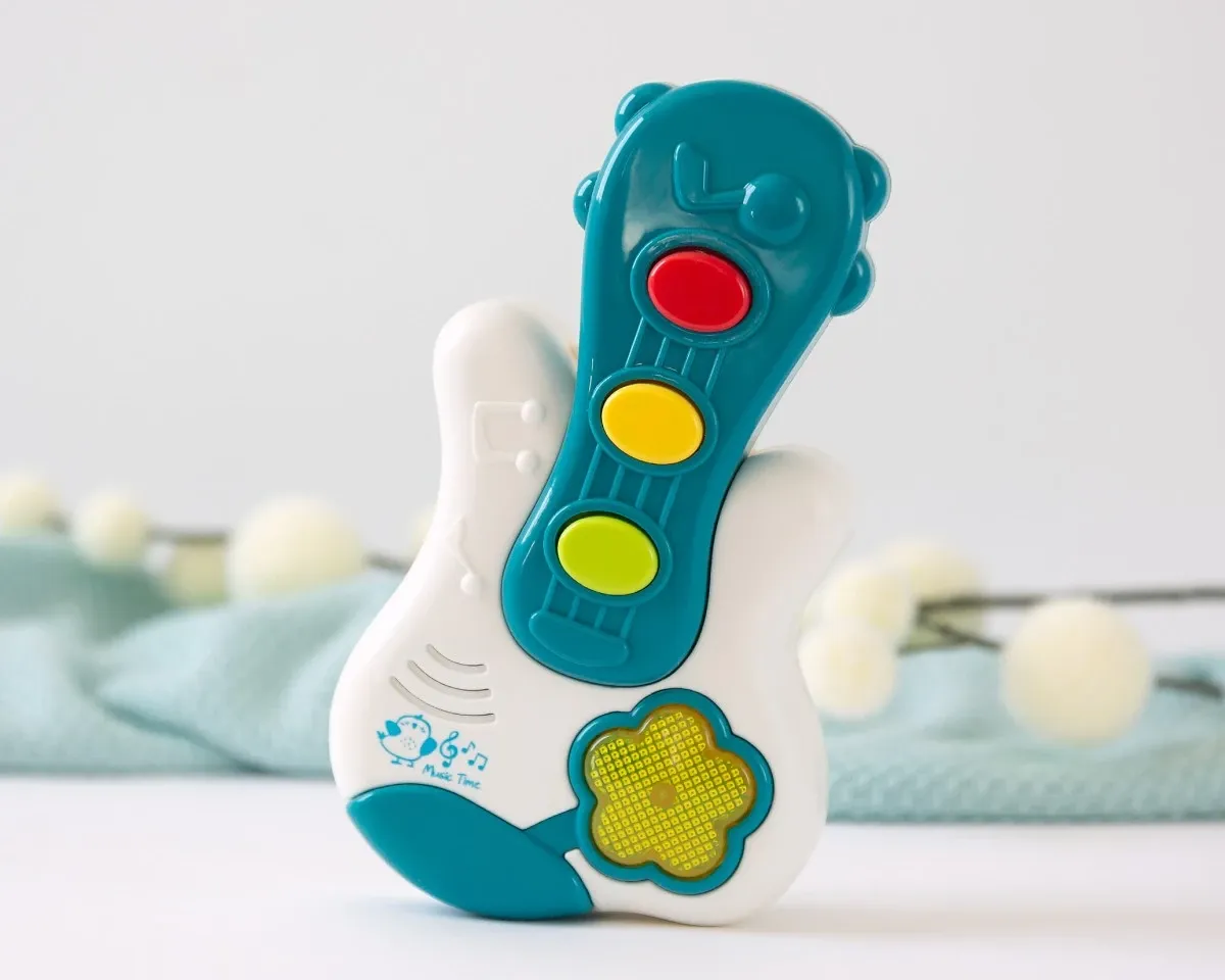 Kiokids Chitarra Musicale per bambini con luci e melodie