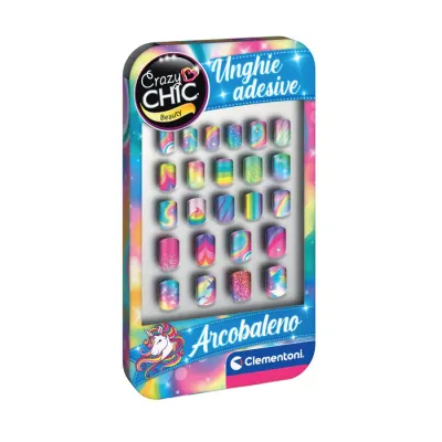 Clementoni Unghie Finte Adesive Arcobaleno