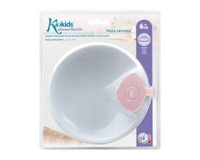 Kiokids Piatto Termico Antiscivolo Rosa