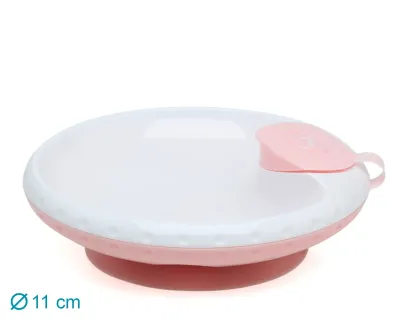 Kiokids Piatto Termico Antiscivolo Rosa