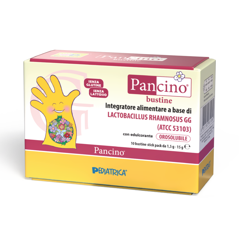 Pediatrica Pancino  Integratore alimentare 10 bustine stick pack da 1,5 g – 15 g Peso: 35 in bustine