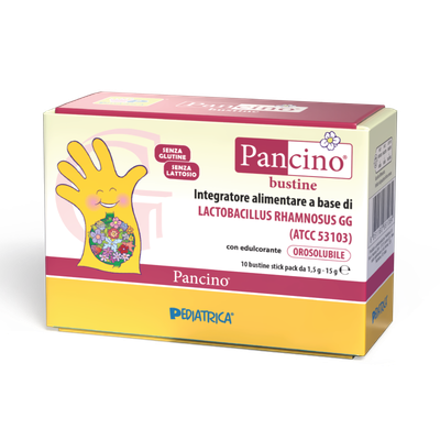 Pediatrica Pancino  Integratore alimentare 10 bustine stick pack da 1,5 g – 15 g Peso: 35 in bustine