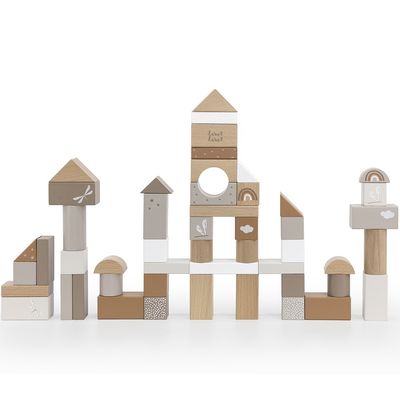 Label Label Blocchi di legno 50 pezzi - Torrone