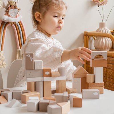 Label Label Blocchi di legno 50 pezzi - Torrone