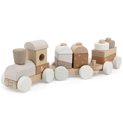 Label Label Treno Impilllabile Marrone