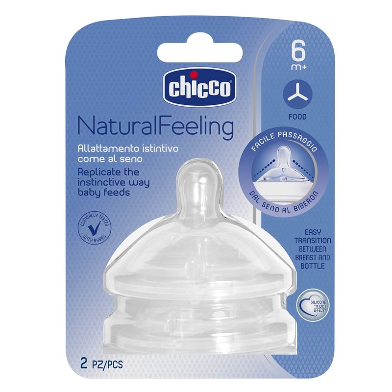 Chicco Tettarella Naturalfeeling  Foro Pappa 6m+