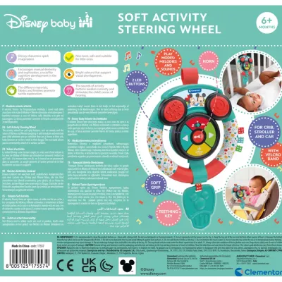 Clementoni Soft ActivitySteering Wheel Volante Interattivo