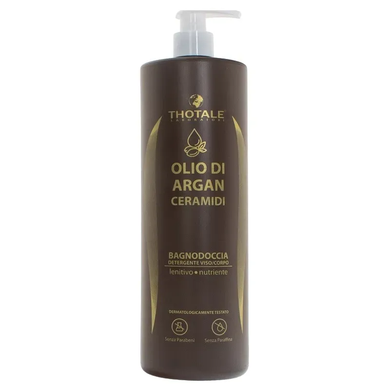 Thotale Olio di Argan Ceramidi Bagnodoccia Detergente viSo/corpo 1000ml