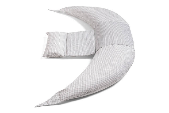 Nuvita Cuscino con Supporto per Gravidanza e Allattamento Primi Mesi 12-in-1 Begie Dreamwizard 7100