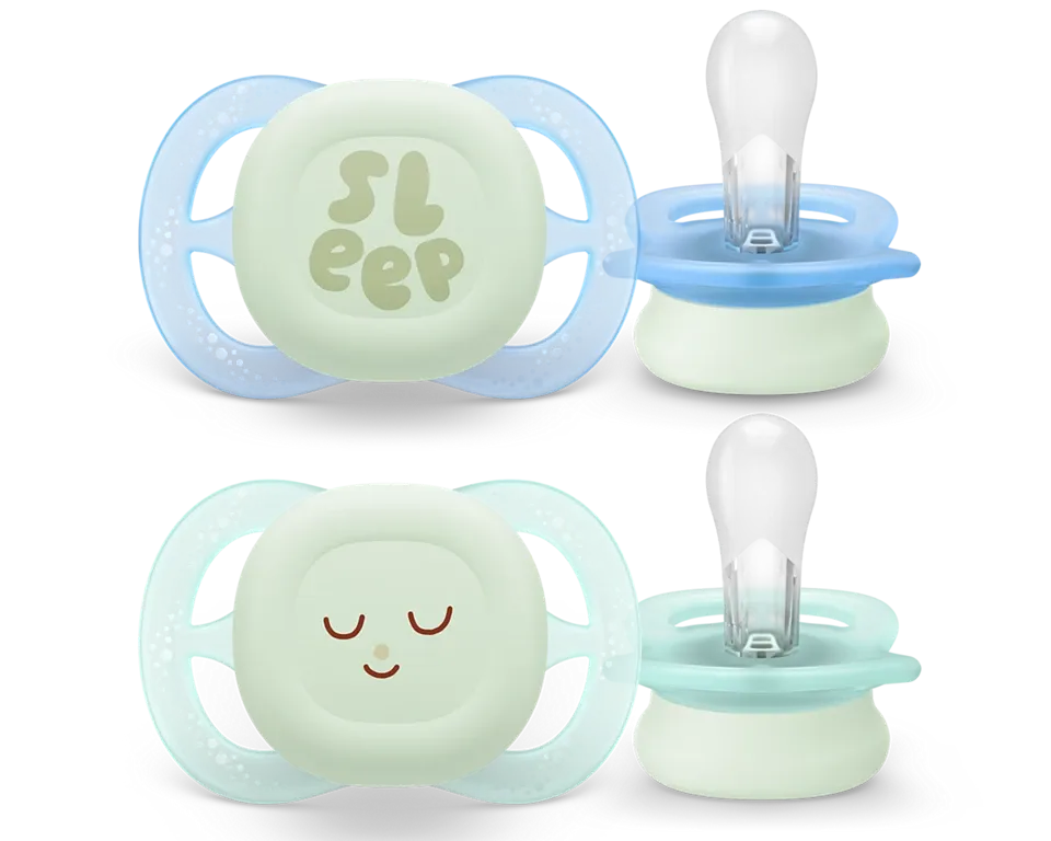 Avent Succhietti Ultra Start Nighttime 0-2 Mesi 2pz
