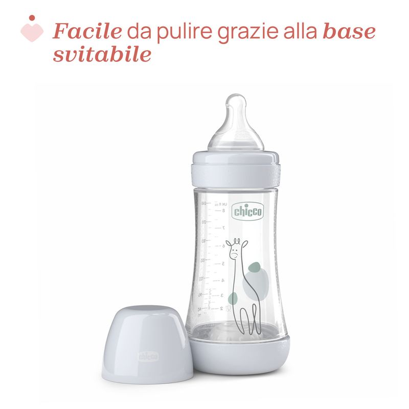Chicco Perfect 5 Biberon 2m+ Flusso Medio 240 ml Unisex