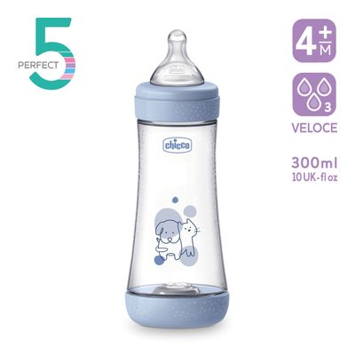 Chicco Perfect 5 Biberon 4m+ Flusso Veloce 300 ml Bimbo
