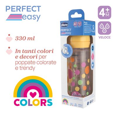 Chicco Biberon Perfect Easy Flusso Rapido 330 ml Bimba