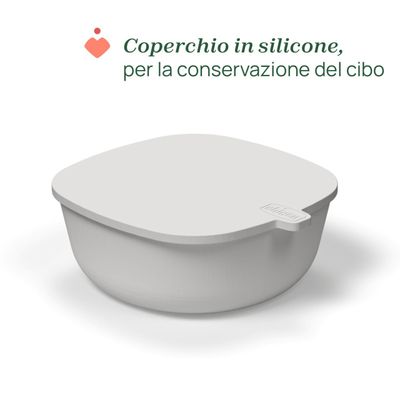 Chicco Ciotola con Coperchio Grigio 6m+