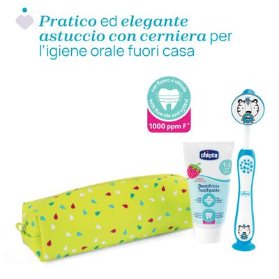 Chicco Set Igiene Orale Azzurro 36m+