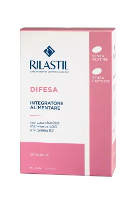 Rilastil Difesa Integratore alimentare a base di Probiotici e Vitamina B2.