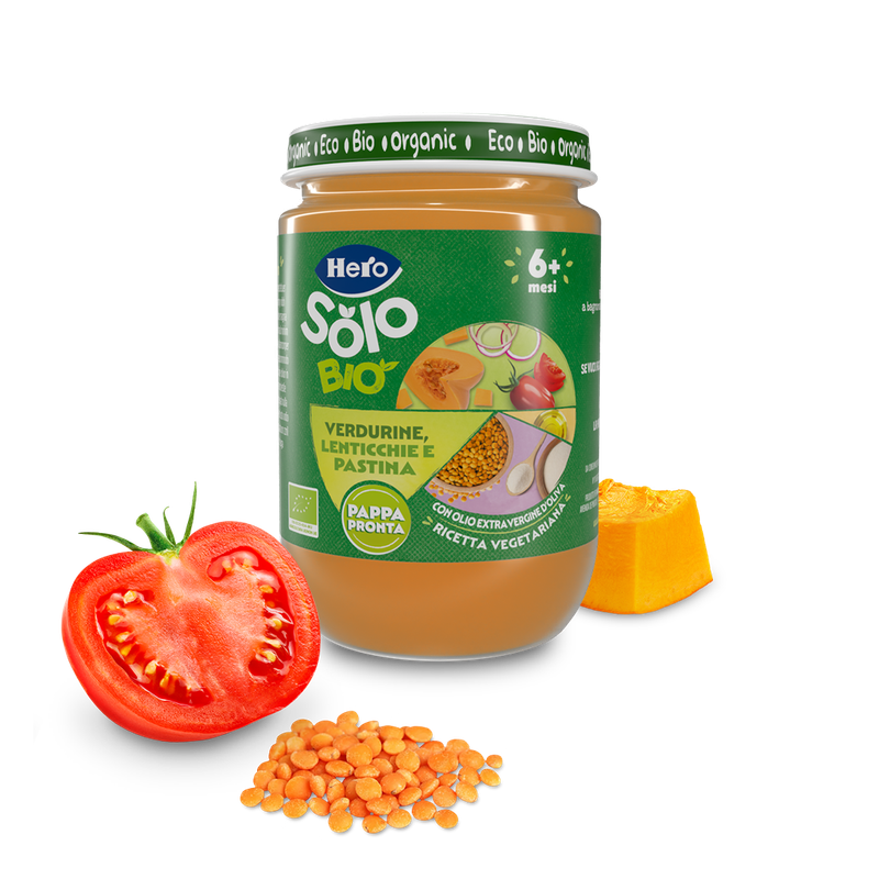 Hero Omogeneizzato Verdurine Lenticchie e Pastina 190gr