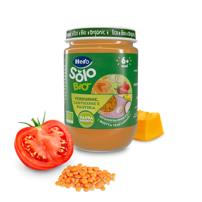 Hero Omogeneizzato Verdurine Lenticchie e Pastina 190gr