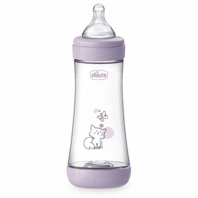 Chicco Biberon Perfect 5 Flusso Veloce 4m+ 300 ml Rosa