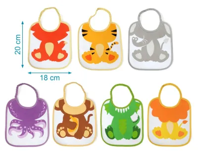 Kiokids Bavaglini Settimanali con Animaletti