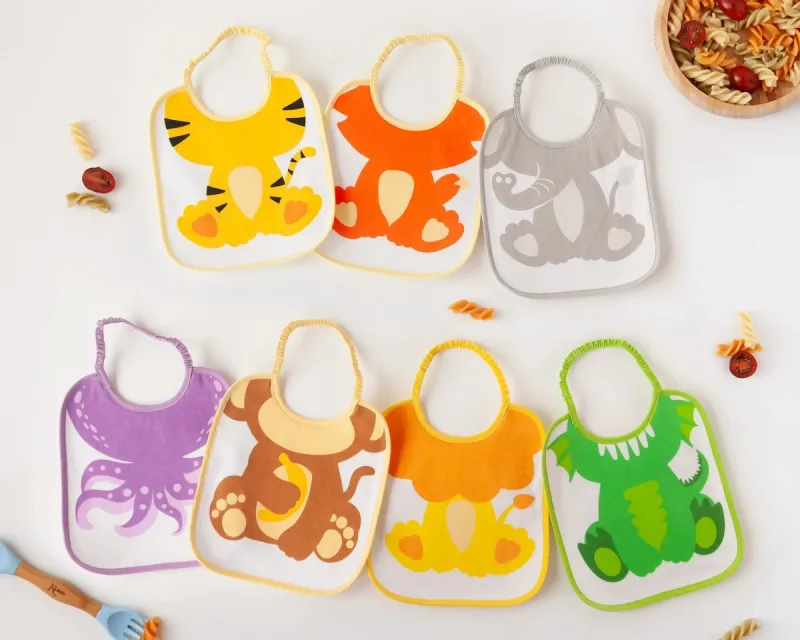 Kiokids Bavaglini Settimanali con Animaletti