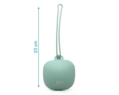 Kiokids Porta Succhietto in Silicone Sage