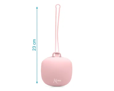 Kiokids Porta Succhietto in Silicone Rosa