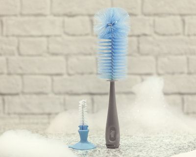 Kiokids Scovolino per Biberon Azzurro