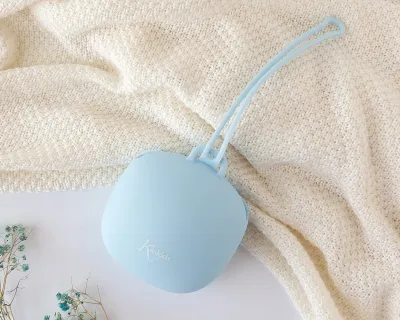 Kiokids Porta Succhietto in Silicone Celeste