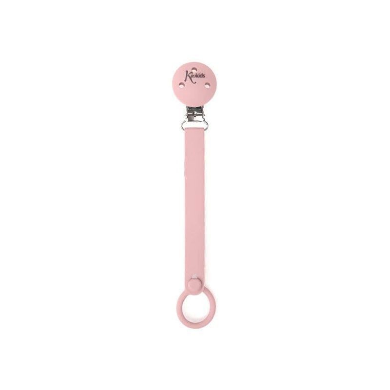 Kiokids Clips Porta Succhietto in Silicone Rosa