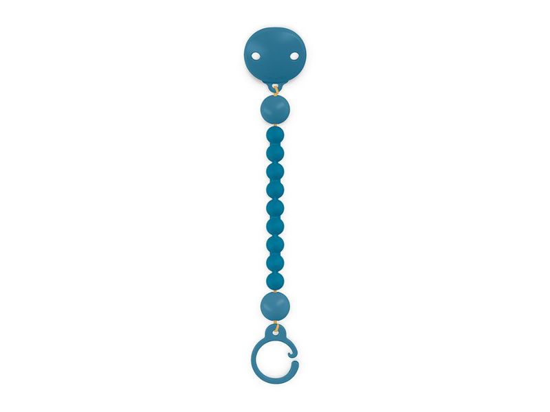 Suavinex Catenella Portasucchietto Selection in Silicone Azzurro