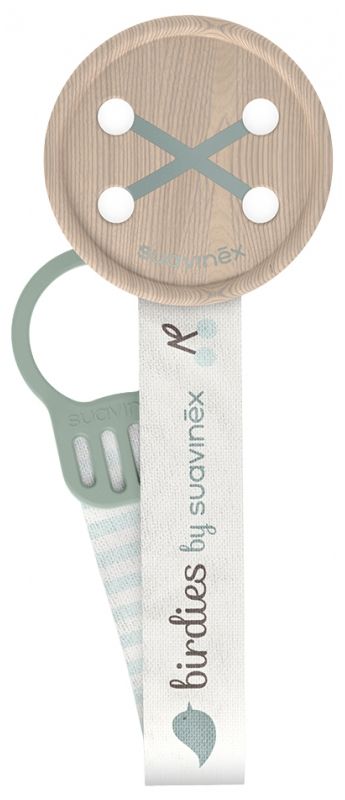 Suavinex Catenella in Tessuto per Succhietto Verde