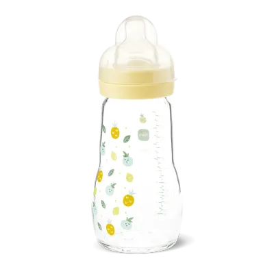 Mam Feel Good Biberon in vetro 2m+ 260ml 1pz
