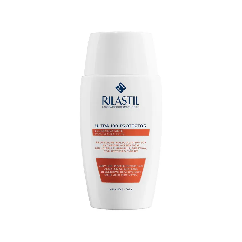Rilastil Ultra 100 Protector Fluido   Idratante Protezione Molto  Alta Protezione SPF 50+ 50ml