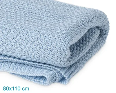 Kiokids Coperta di Bambu' Blu