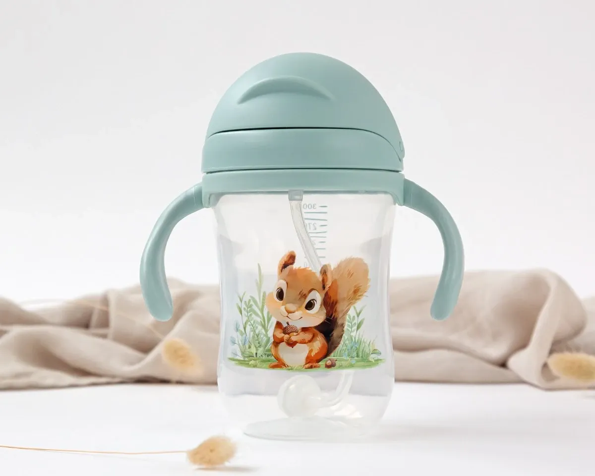 Kiokids Tazza Apprendimento Scoiattolo Salvia 300ml