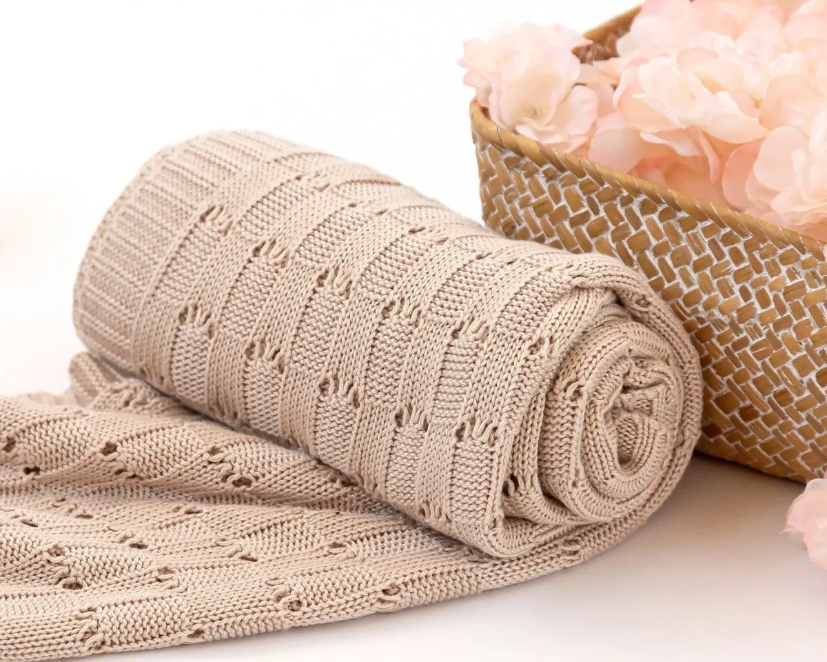 Kiokids Coperta di Bambu' beige