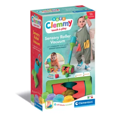 Clementoni Clemmy Touch &amp; Play Sensory  Roller Vacuum
