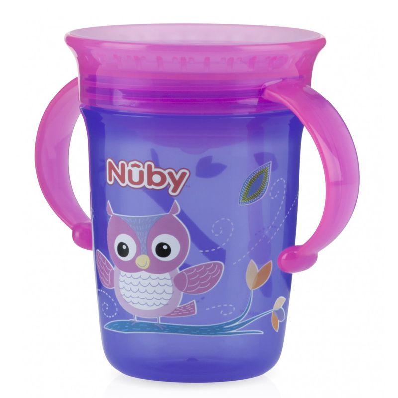 Nuby Tazza Wonder Cup 360° 240ml Fucsia Viola