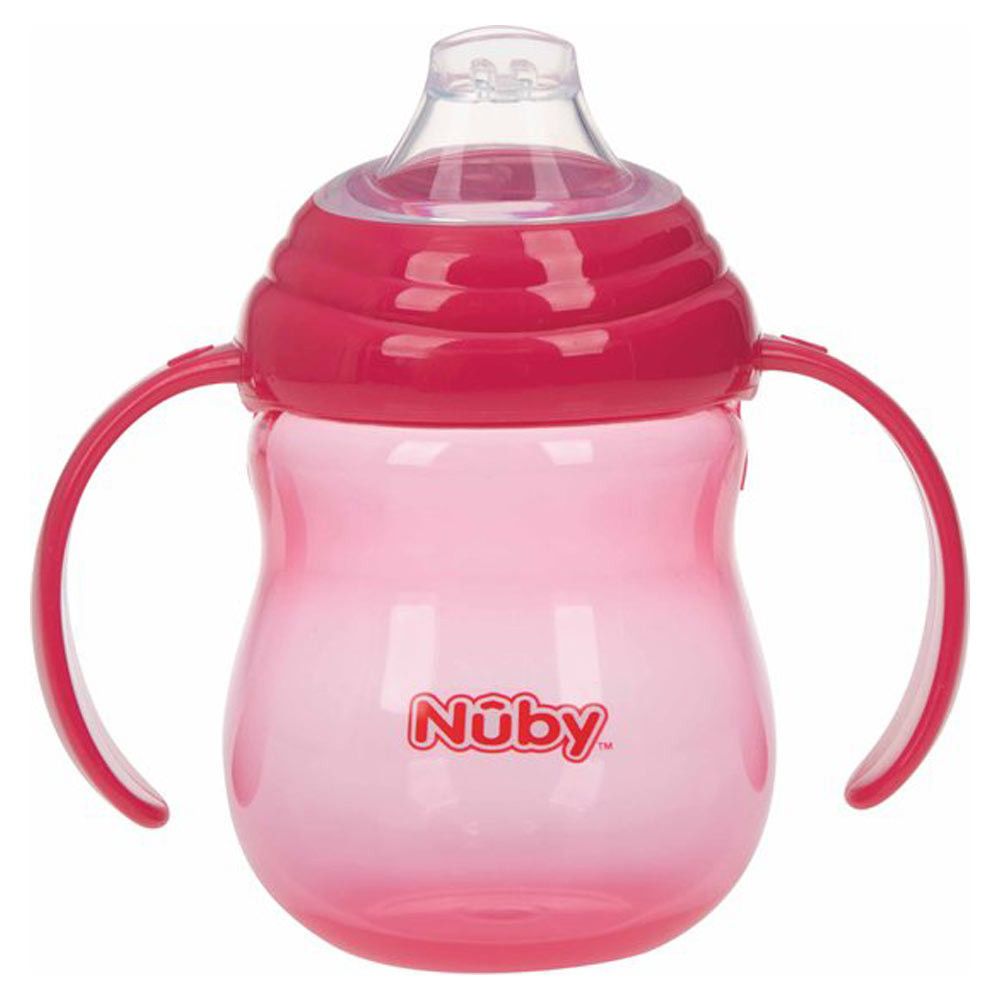 Nuby Tazza Antigoccia con Manici rosa da 270ml