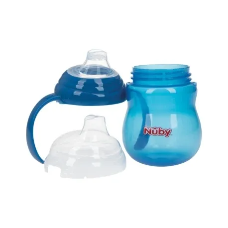 Nuby Tazza Antigoccia con Manici Azzurro da 270ml
