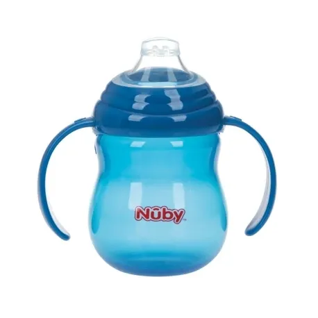 Nuby Tazza Antigoccia con Manici Azzurro da 270ml