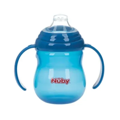 Nuby Tazza Antigoccia con Manici Azzurro da 270ml