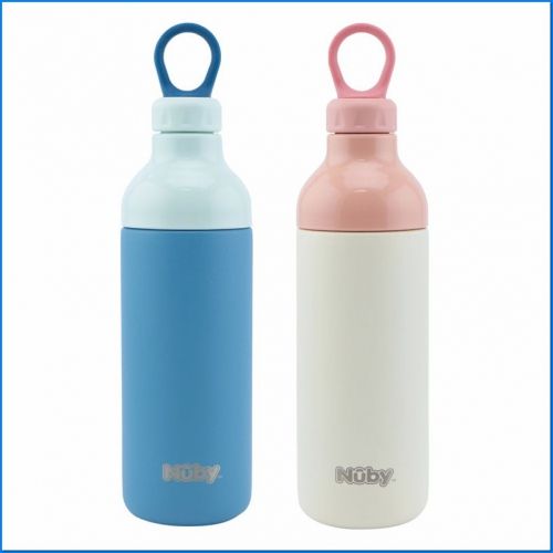 Nuby Borraccia Rosa in acciaio inox da 600 ml
