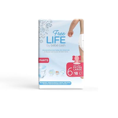 Freelife Pannolino a Mutandino XL 6 Tg 15+ kg da 18pz