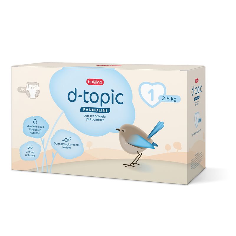 Buona D-topic Pannolino 2-5 kg da 26pz